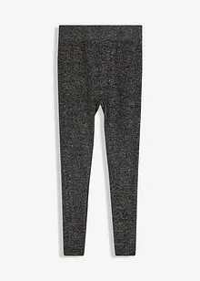 Thermo legging van glittergaren, bonprix