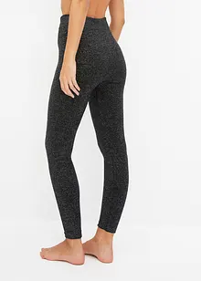 Thermo legging van glittergaren, bonprix