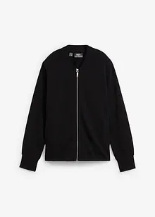 Sweatvest in pilotenstjil, lange mouw, bonprix