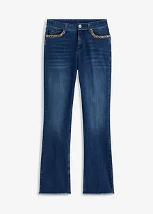 Jeans met kettingdetail, bonprix