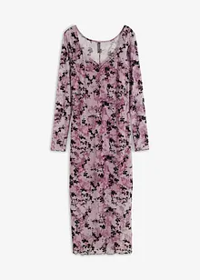 Maxi jurk van mesh, bonprix