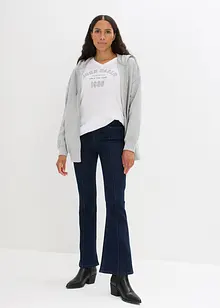 Corrigerende flared jeans met mid waist, bonprix