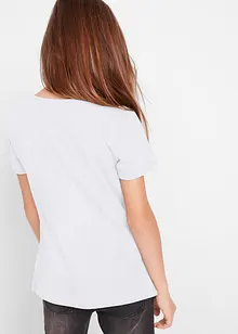 Meisjes T-shirt van biologisch katoen, bonprix
