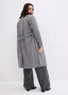 Korte coat in wollen look met dubbele knopen, bonprix