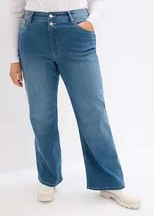 Straight thermojeans met high waist, bonprix