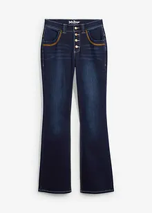 Thermojeans met mid waist, bootcut, bonprix