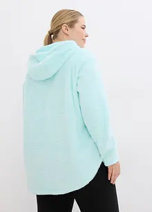 Lange trui van zacht fleece, oversized, bonprix