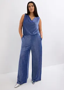 Jumpsuit met glitter, bonprix