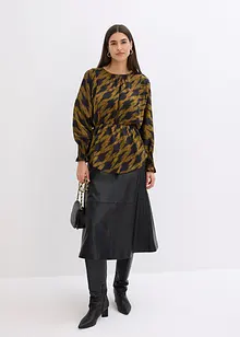 Satijnen oversized tuniek, bonprix