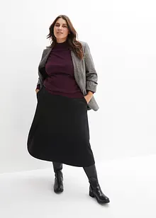 Midi rok van viscosemix, bonprix