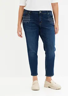 Skinny jeans met mid waist, bonprix