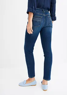 Skinny jeans met mid waist, bonprix