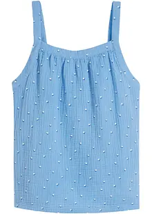 Meisjes mousseline blousetop van katoen, bpc bonprix collection