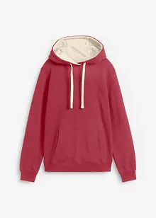 Hoodie met contrastdetails van biologisch katoen, bonprix