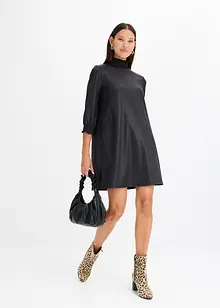 Mini jurk in wetlook, bonprix