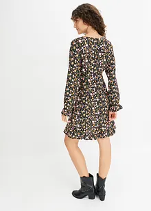 Mini jurk met volants, bonprix