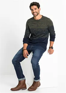 Gebreide trui comfort fit van katoen, bonprix