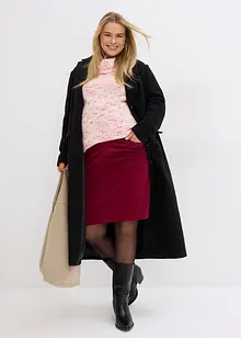Stretch corduroy rok, bonprix