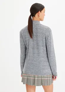 Longsleeve in gebreide look met pailletten, bonprix