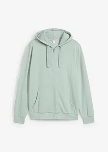 Sweater met capuchon en ritssluiting, bonprix
