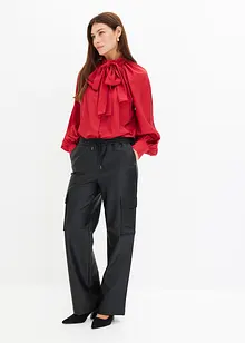 Blouse met strik, bonprix