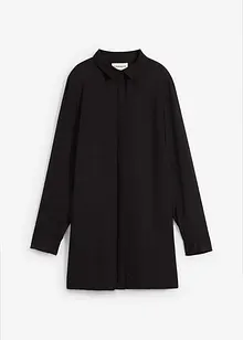 Lange blouse met splitten van soepel vallende viscose, bonprix