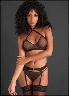 Bralette + string + jarretels (3-dlg. set), VENUS