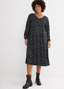 Midi jurk van katoen-jersey, bonprix