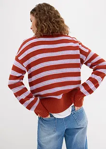 Boxy trui in ajour, bonprix