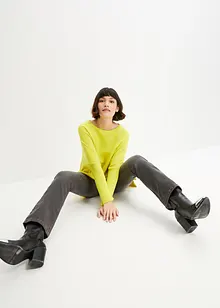Poncho trui met eyelets, bonprix