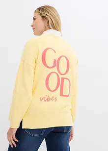 Oversized sweater van biologisch katoen, bonprix