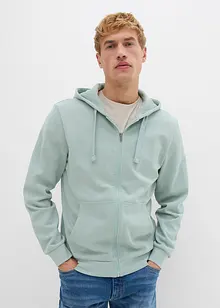 Sweater met capuchon en ritssluiting, bonprix