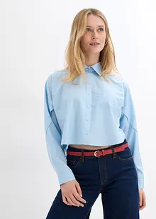 Cropped blouse van katoen, bonprix