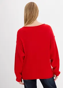 Oversized trui met vleermuismouwen, bonprix