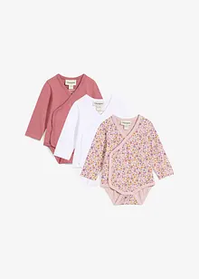 Baby rompertje van biologisch katoen (set van 3), bonprix