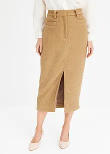 Bouclé kokerrok, bonprix