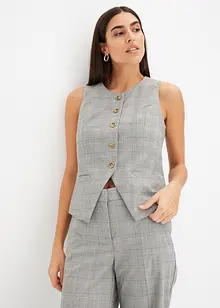 Glencheck gilet, bonprix