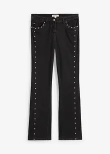 Straight stretch jeans mid waist, bonprix