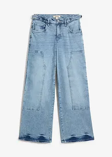 Wide leg jeans, mid waist, bonprix