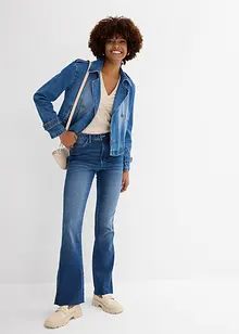 Bootcut jeans high waist, soft stretch, bonprix