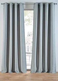 Jacquard gordijn met grafisch dessin (1 stuk), bonprix