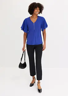 Shirt met chiffon mouwen, bonprix