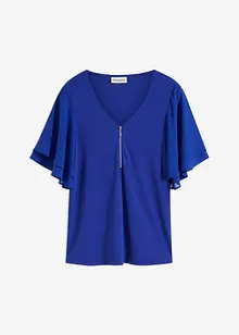 Shirt met chiffon mouwen, bonprix