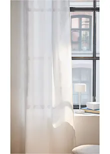 Jacquard gordijn met ruitmotief (1 stuk), bonprix