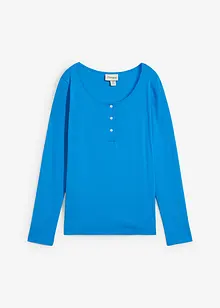 Shirt met ronde hals van puur biologisch katoen, bonprix