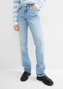 Straight jeans, mid waist, comfortabele band, bonprix