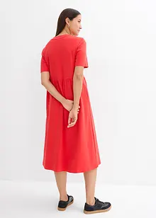 Wijd uitlopende jersey jurk, bonprix