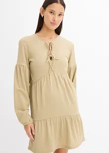 Crêpe shirtjurk, bonprix