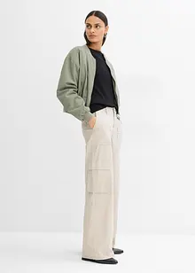 Cargo broek van katoen met stretch, bonprix