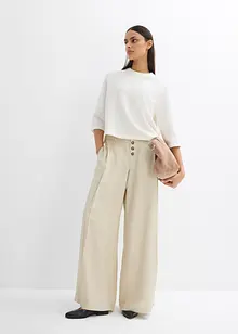 Twill broek van soepelvallend lyocell, bonprix